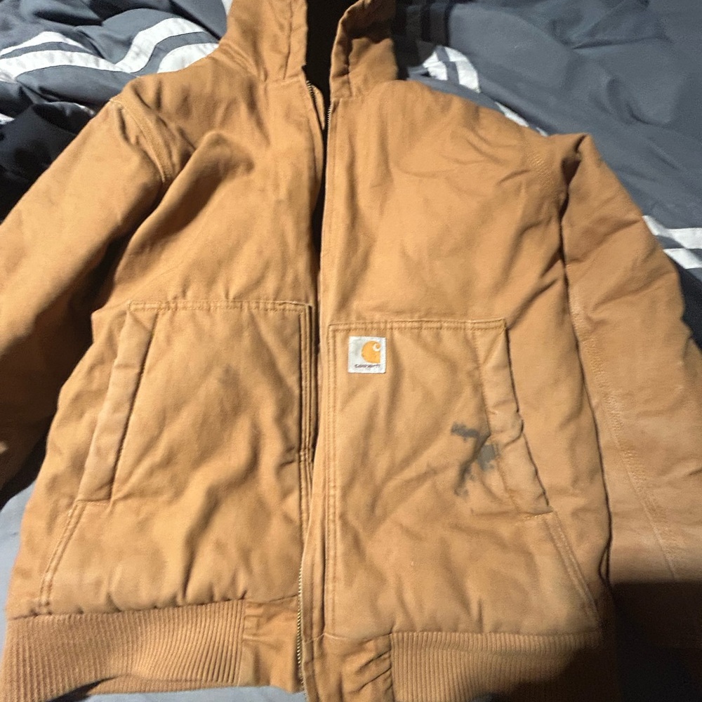 Carhartt Brown Full-Zip Jacket